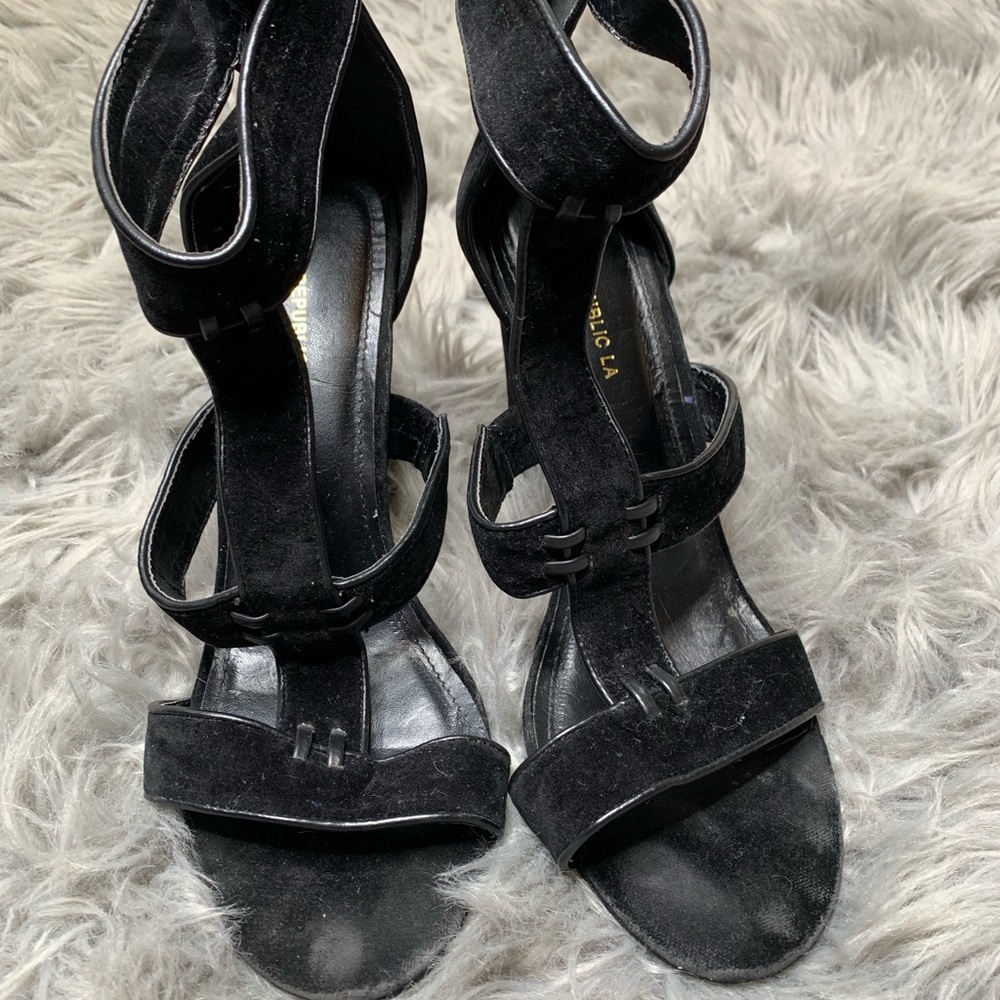 Black Suede Heels